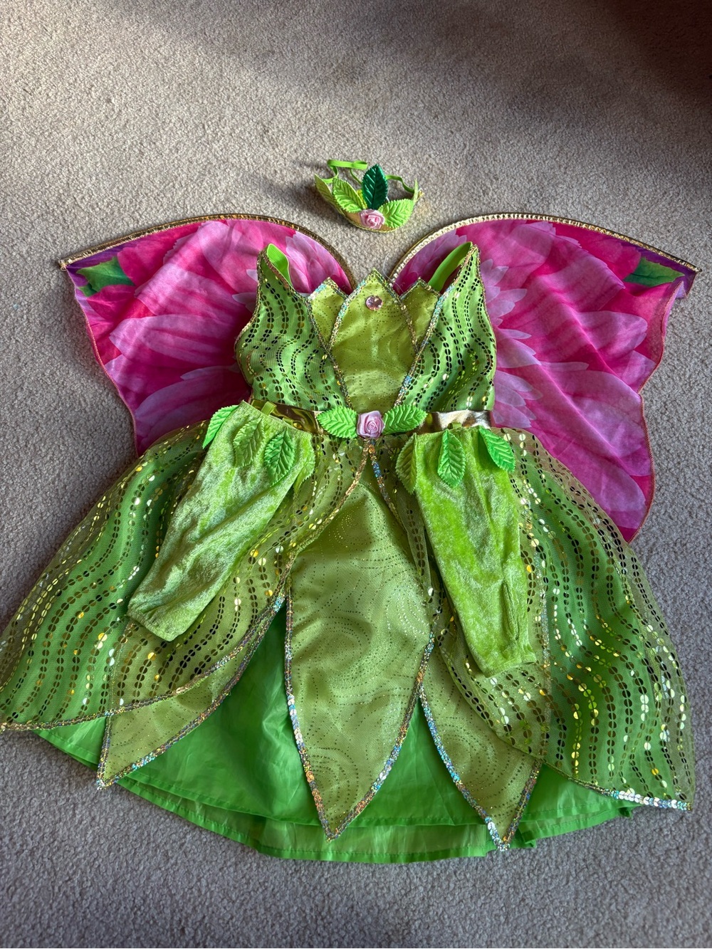 Girls 5-6 fairy costume